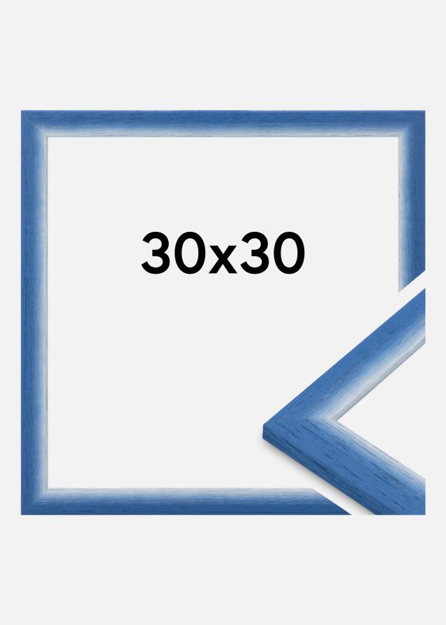 Moldura Cornwall Vidro acrílico Azul 30x30 cm