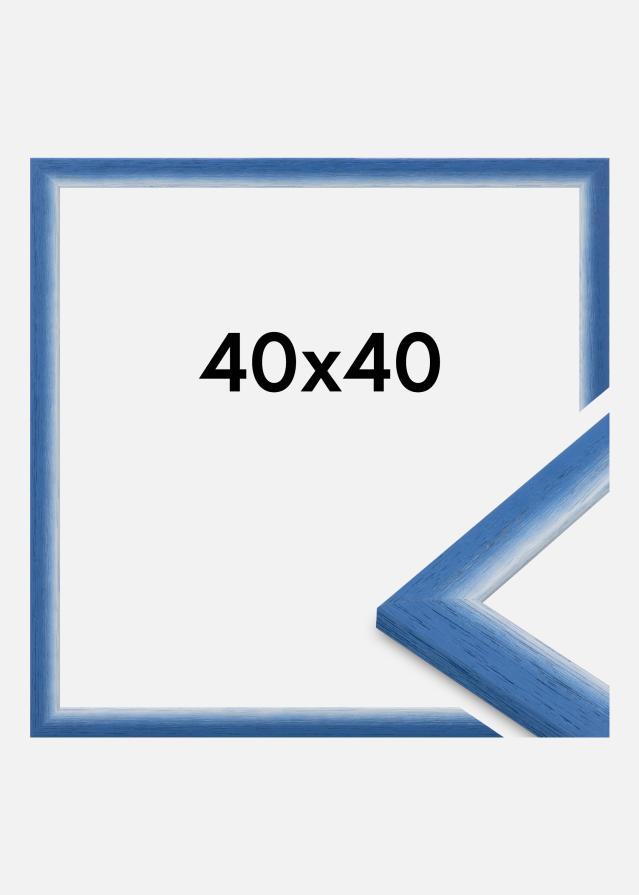 Moldura Cornwall Vidro acrílico Azul 40x40 cm