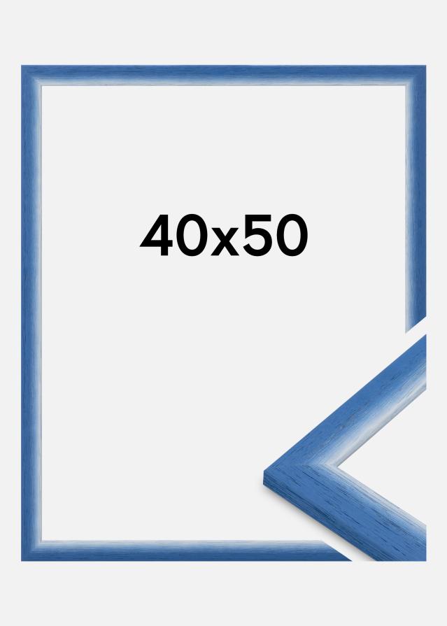 Moldura Cornwall Vidro acrílico Azul 40x50 cm