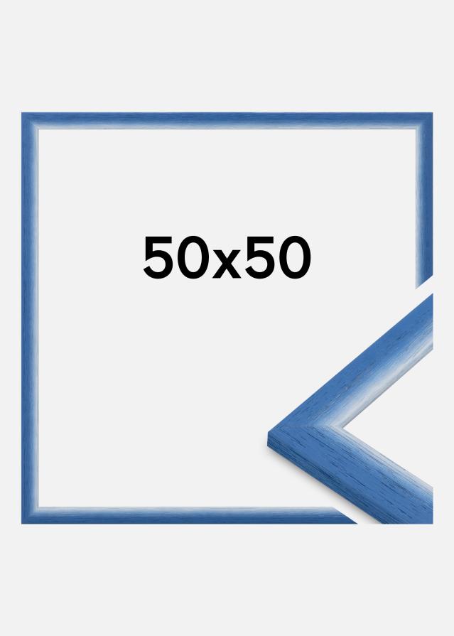 Moldura Cornwall Vidro acrílico Azul 50x50 cm