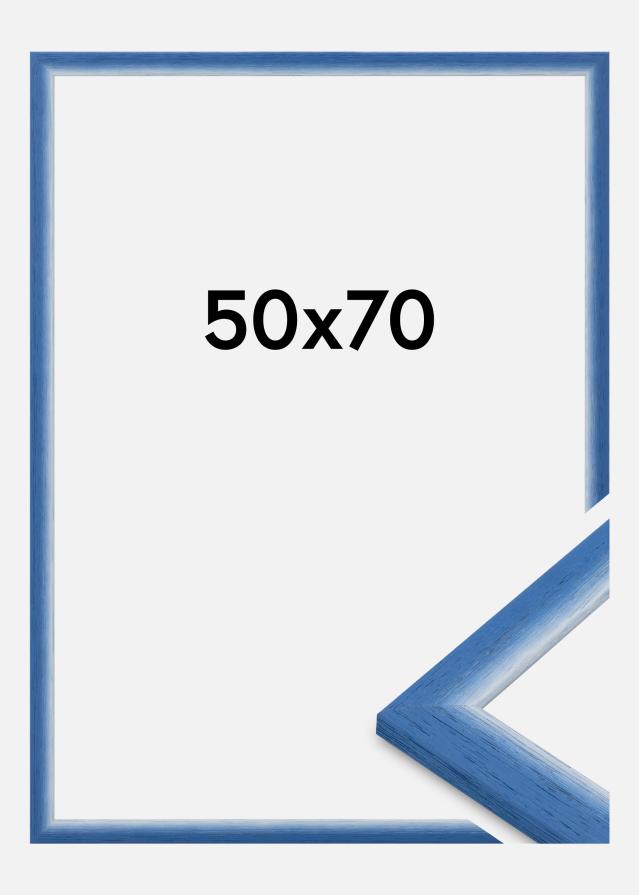 Moldura Cornwall Vidro acrílico Azul 50x70 cm