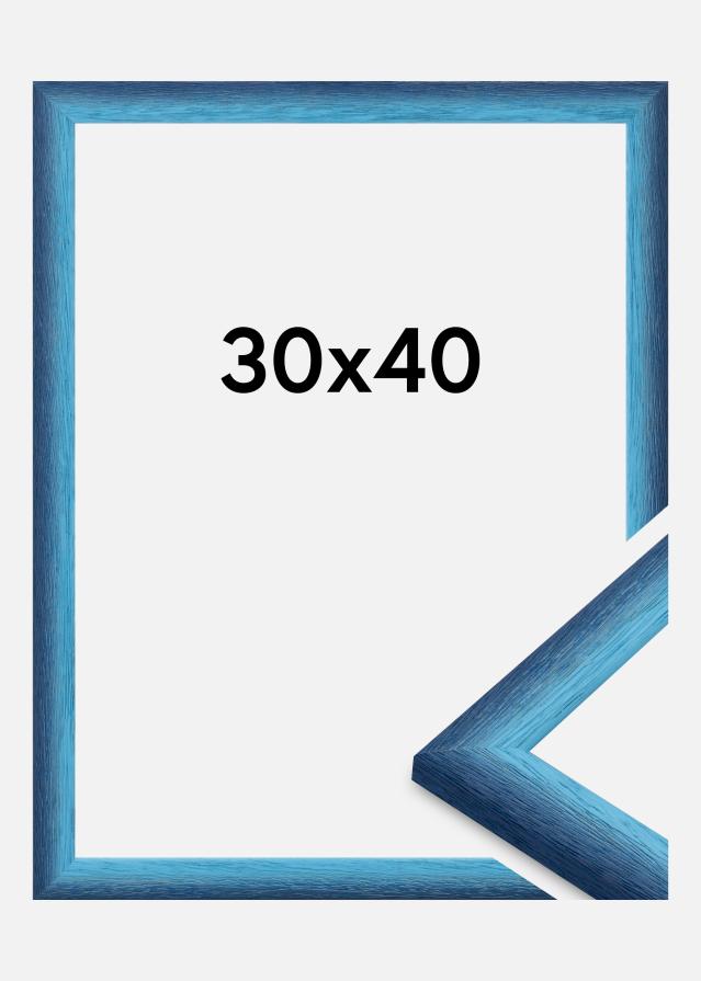 Moldura Cornwall Vidro acrílico Azul-escuro 30x40 cm