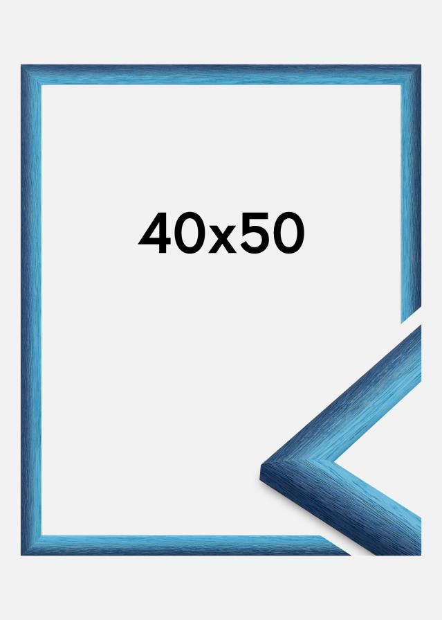 Moldura Cornwall Vidro acrílico Azul-escuro 40x50 cm
