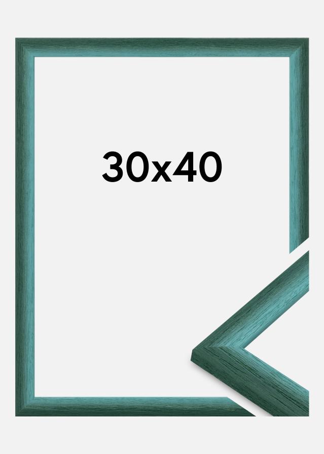 Moldura Cornwall Vidro acrílico Verde escuro 30x40 cm