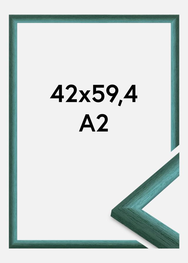 Moldura Cornwall Vidro acrílico Verde escuro 42x59,4 cm (A2)