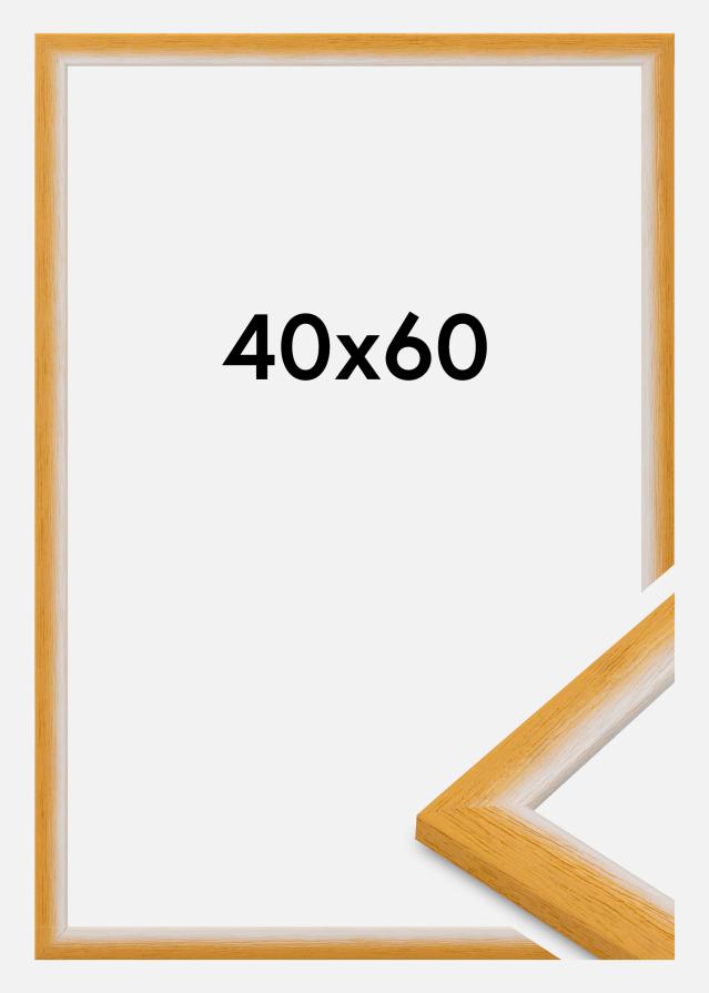 Moldura Cornwall Vidro acrílico Ouro 40x60 cm