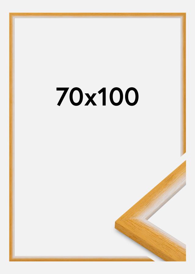 Moldura Cornwall Vidro acrílico Ouro 70x100 cm