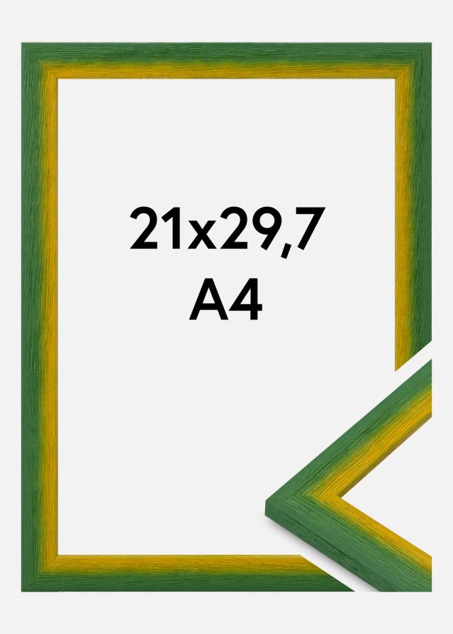 Moldura Cornwall Vidro acrílico Verde 21x29,7 cm (A4)