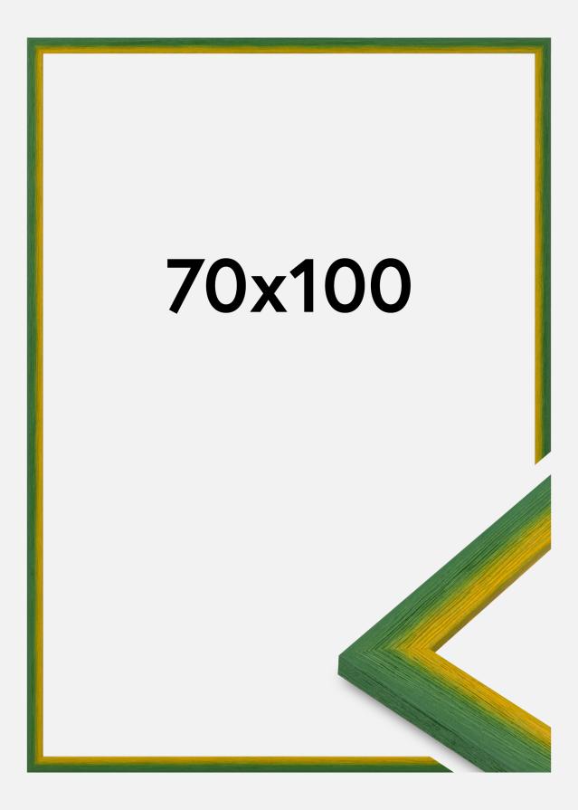Moldura Cornwall Vidro acrílico Verde 70x100 cm