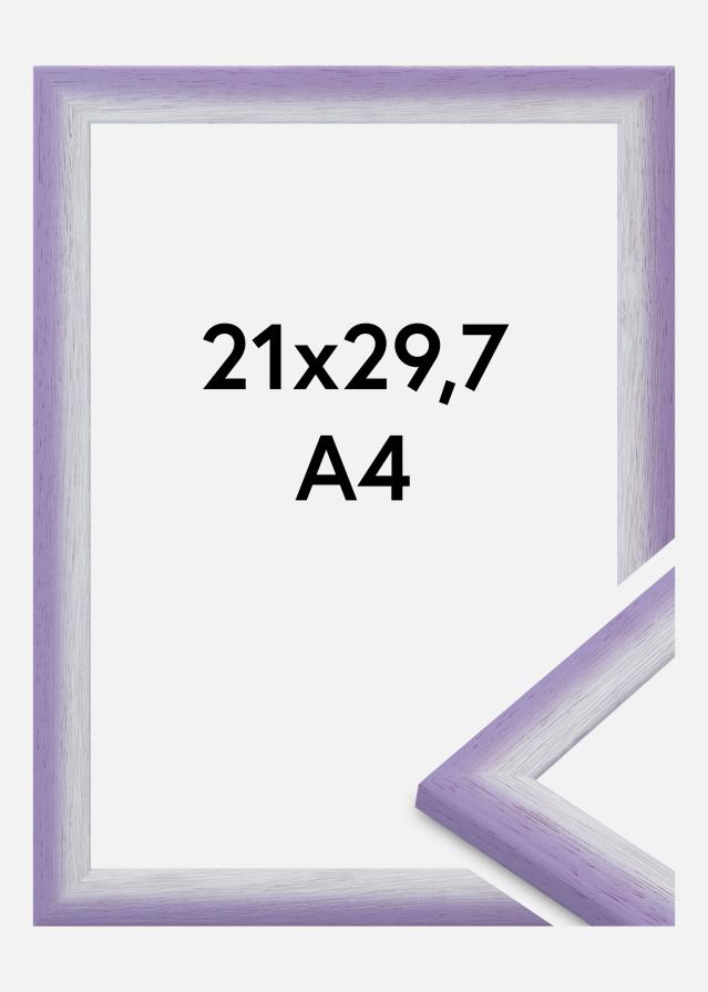 Moldura Cornwall Vidro acrílico Lilás claro 21x29,7 cm (A4)