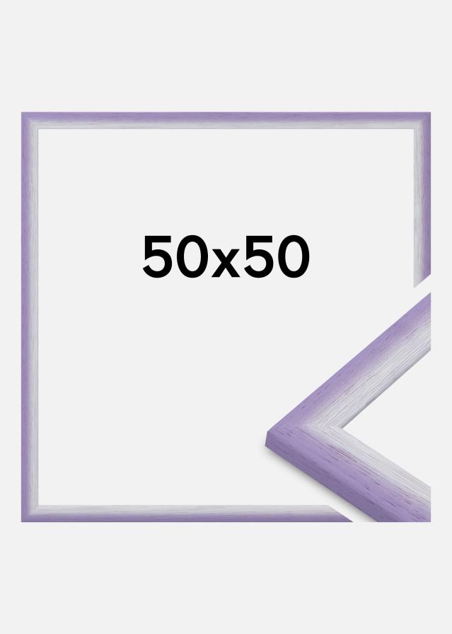 Moldura Cornwall Vidro acrílico Lilás claro 50x50 cm