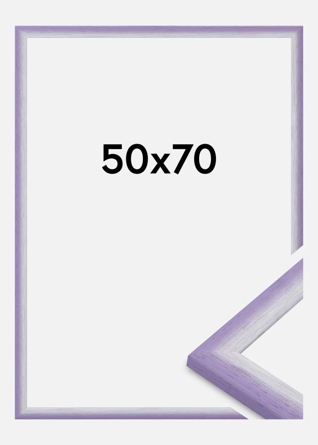 Moldura Cornwall Vidro acrílico Lilás claro 50x70 cm