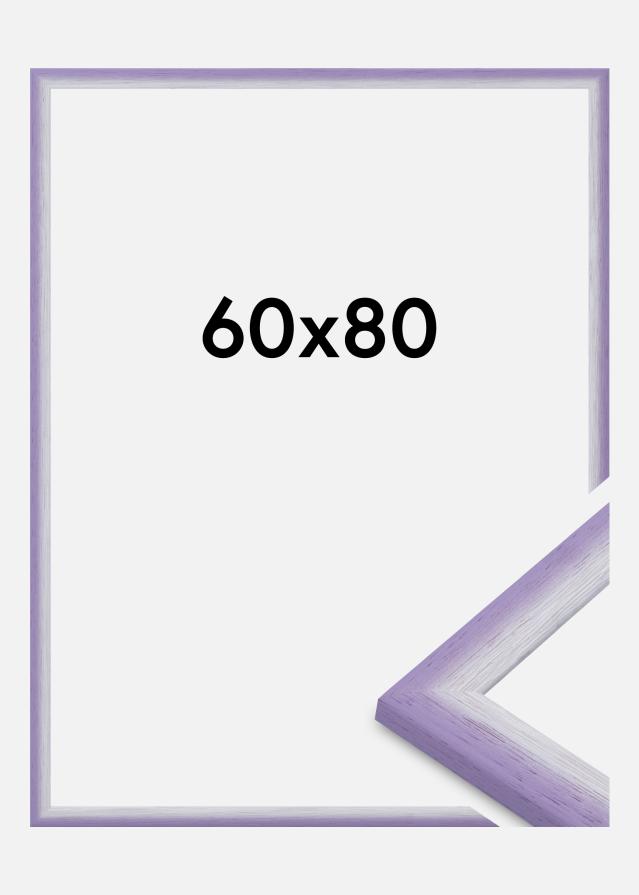 Moldura Cornwall Vidro acrílico Lilás claro 60x80 cm