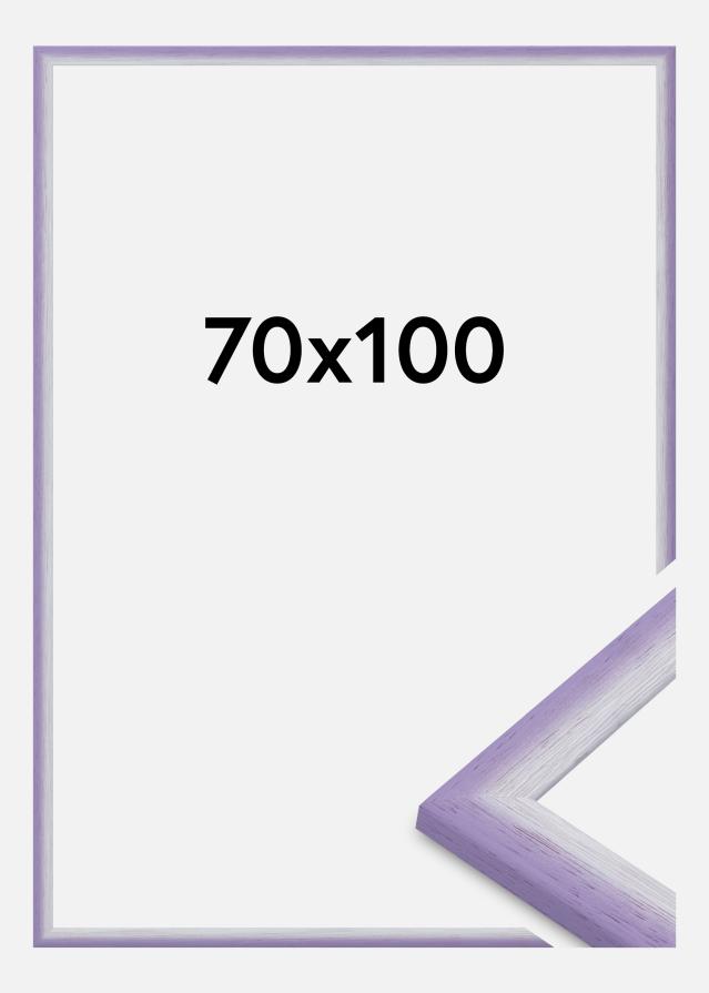 Moldura Cornwall Vidro acrílico Lilás claro 70x100 cm
