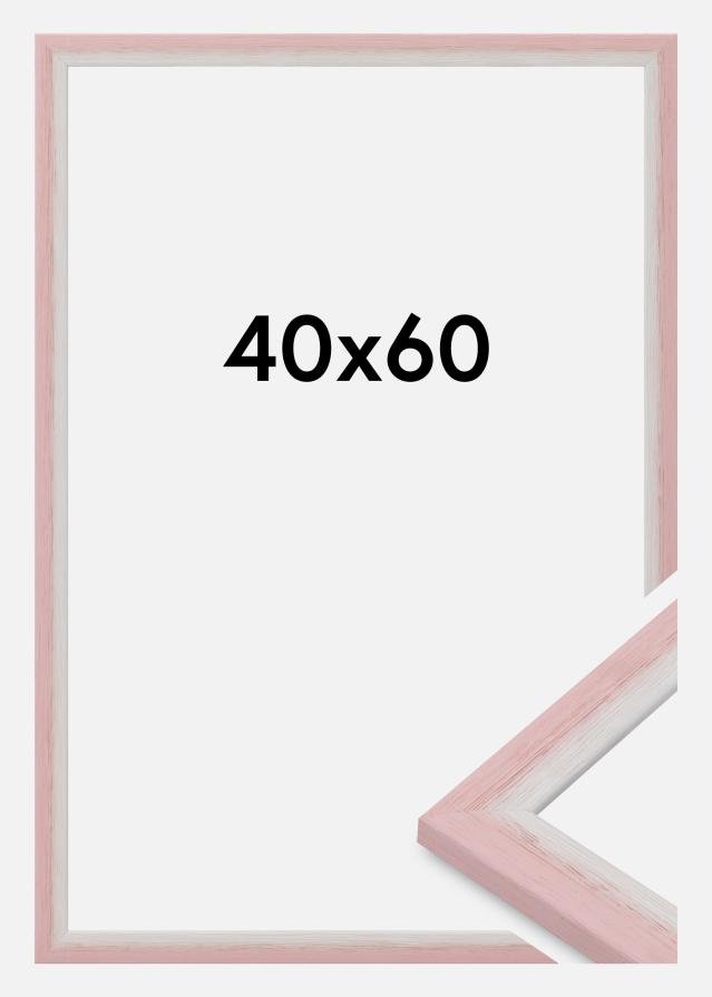 Moldura Cornwall Vidro acrílico Rosa 40x60 cm