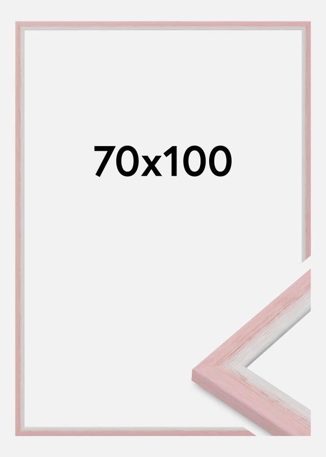 Moldura Cornwall Vidro acrílico Rosa 70x100 cm