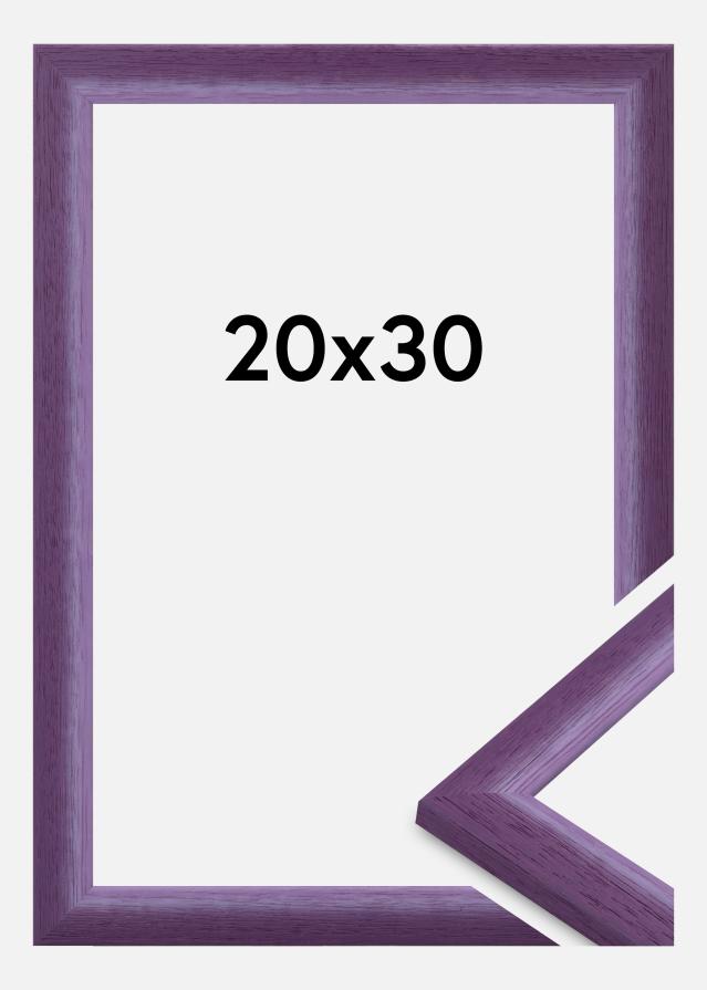 Moldura Cornwall Vidro acrílico Roxo 20x30 cm
