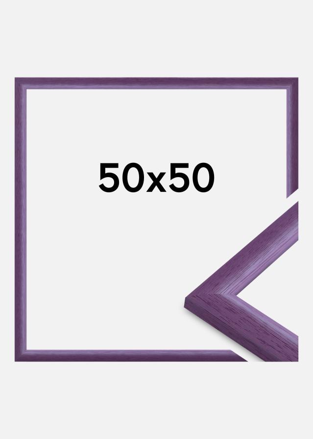 Moldura Cornwall Vidro acrílico Lilás 50x50 cm