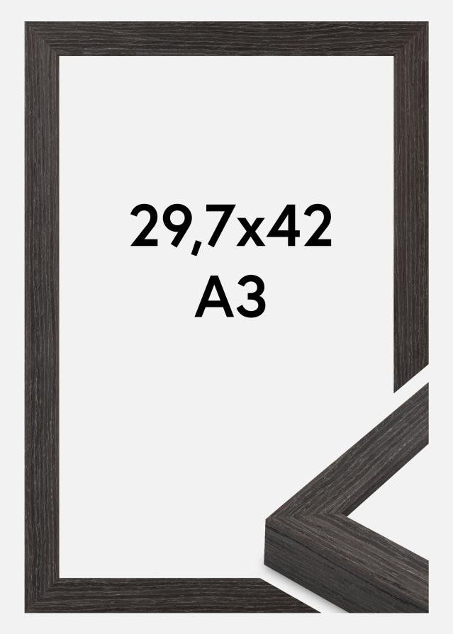 Moldura Cotswold Vidro acrílico Cinzento 29,7x42 cm (A3)