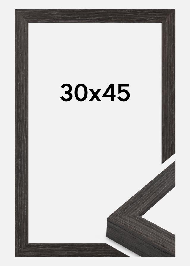 Moldura Cotswold Vidro acrílico Cinzenta 30x45 cm