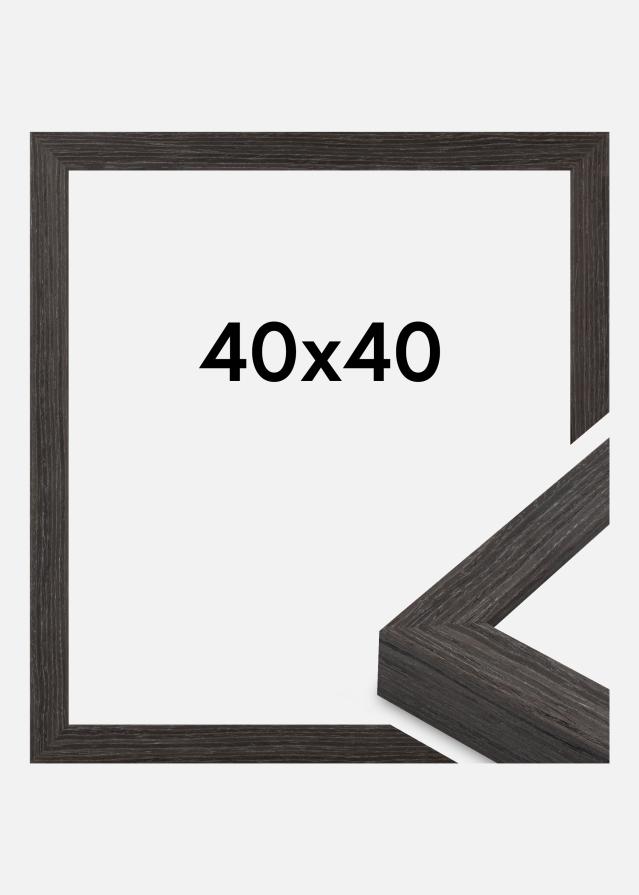 Moldura Cotswold Vidro acrílico Cinzenta 40x40 cm