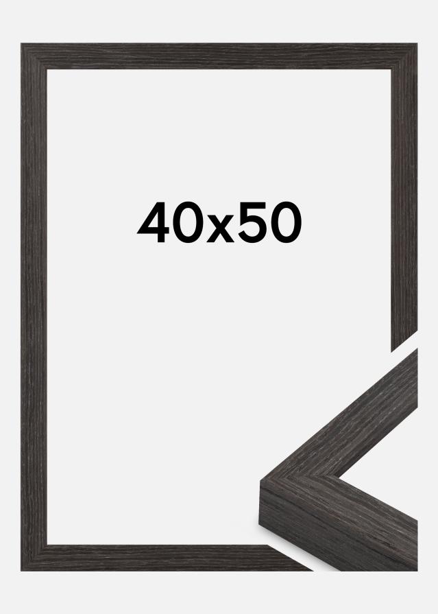 Moldura Cotswold Vidro acrílico Cinzento 40x50 cm