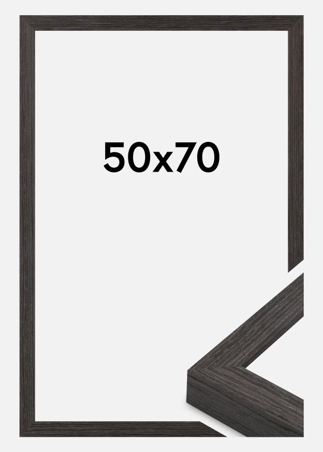 Moldura Cotswold Vidro acrílico Cinzento 50x70 cm