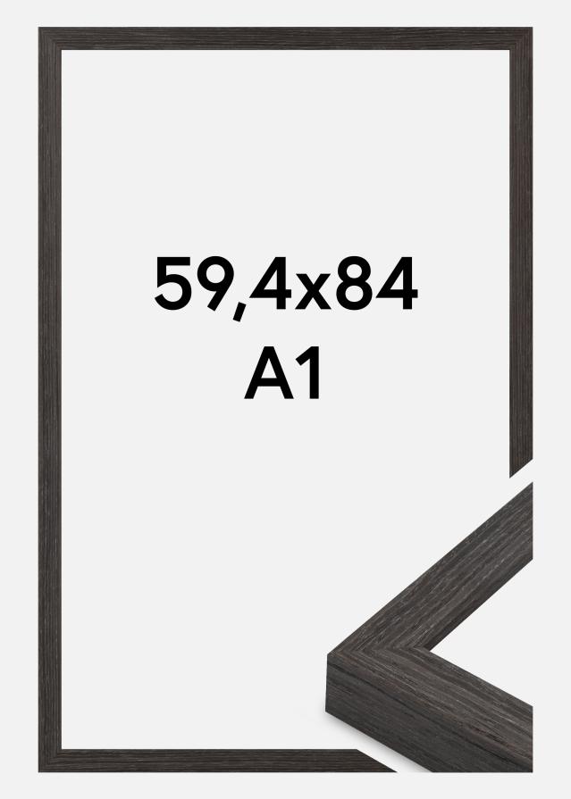 Moldura Cotswold Vidro acrílico Cinzento 59,4x84,1 cm (A1)