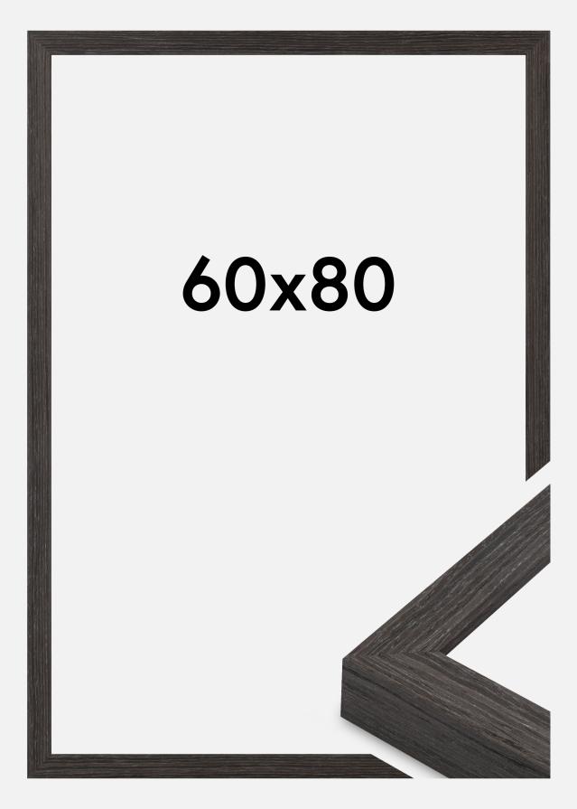 Moldura Cotswold Vidro acrílico Cinzento 60x80 cm