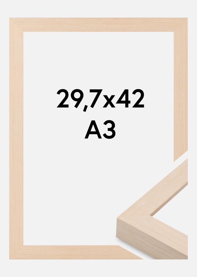 Moldura Cotswold Vidro acrílico Marfim 29,7x42 cm (A3)