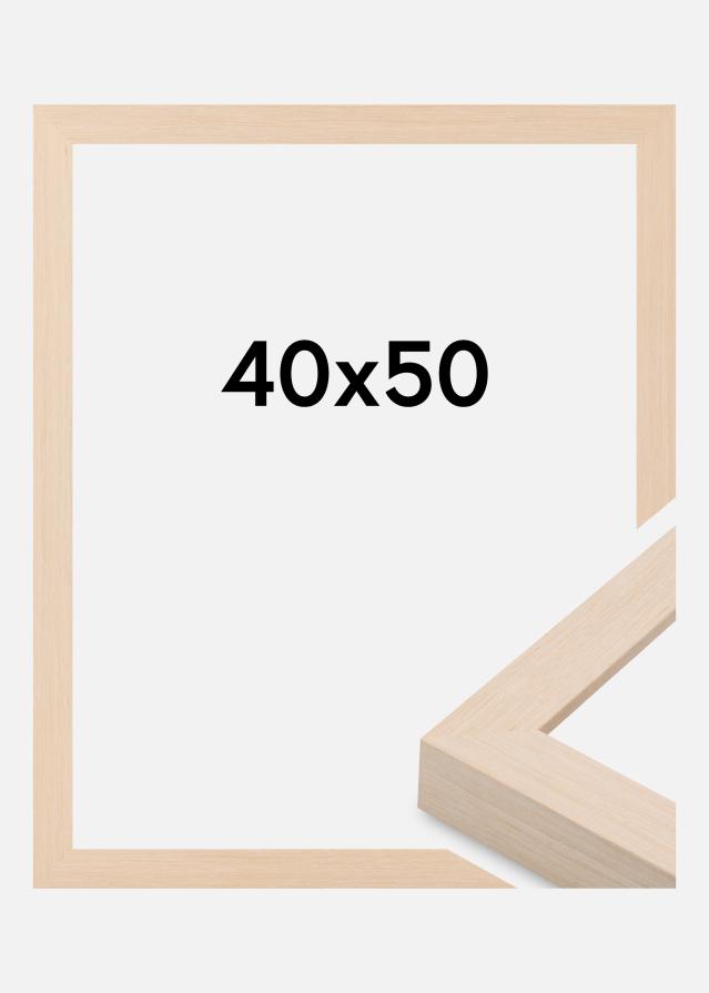 Moldura Cotswold Vidro acrílico Marfim 40x50 cm