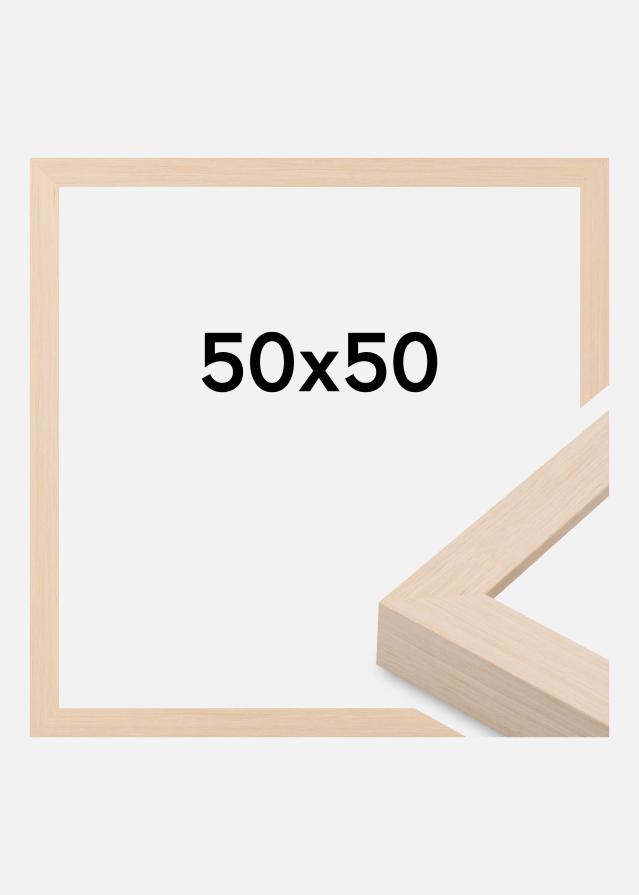 Moldura Cotswold Vidro acrílico Marfim 50x50 cm