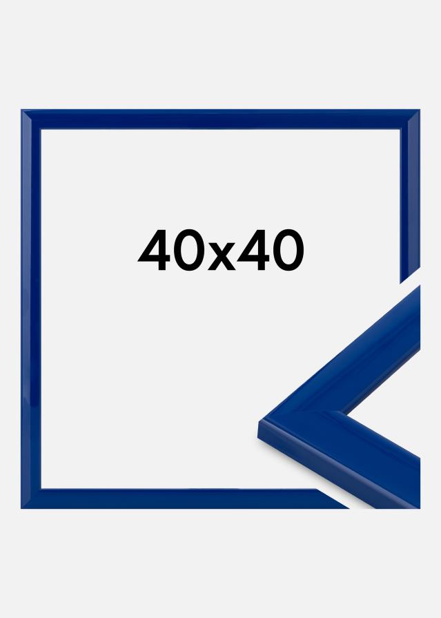 Moldura Dorset Vidro acrílico Azul-escuro 40x40 cm