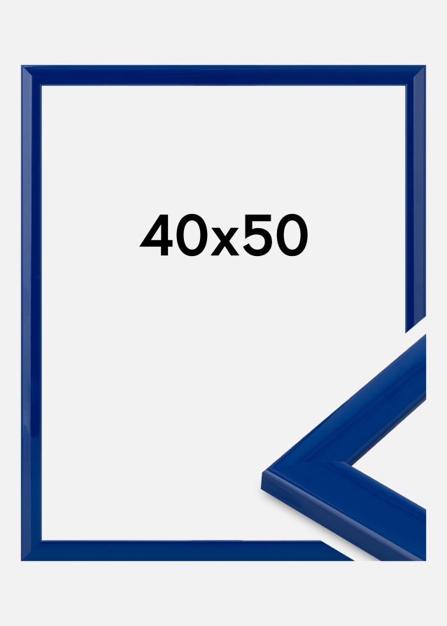 Moldura Dorset Vidro acrílico Azul-escuro 40x50 cm