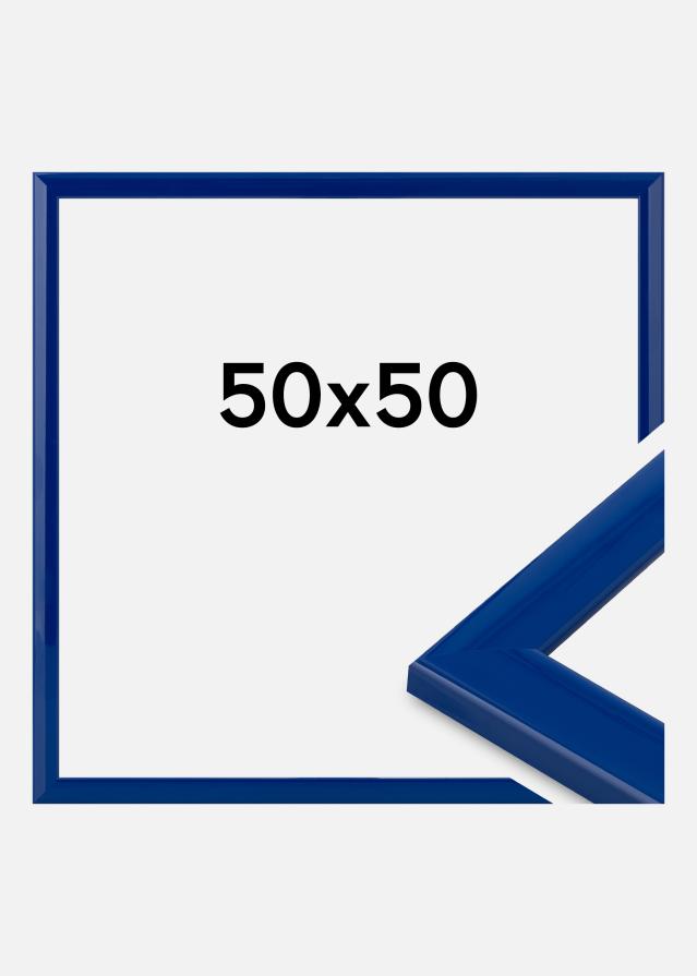 Moldura Dorset Vidro acrílico Azul-escuro 50x50 cm