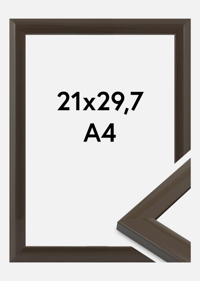 Moldura Dorset Vidro acrílico Cinzento escuro 21x29,7 cm (A4)