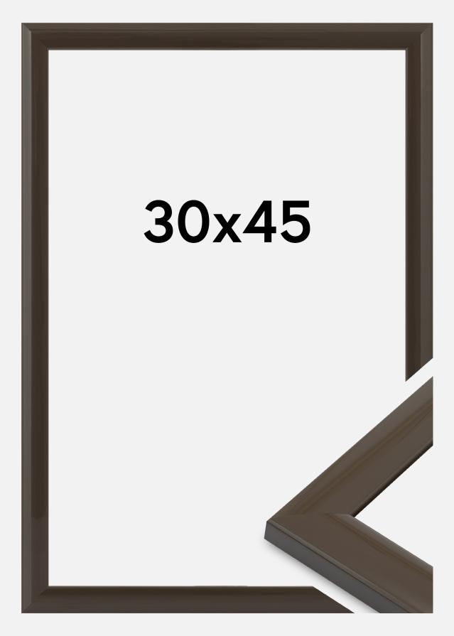 Moldura Dorset Vidro acrílico Cinzento escuro 30x45 cm