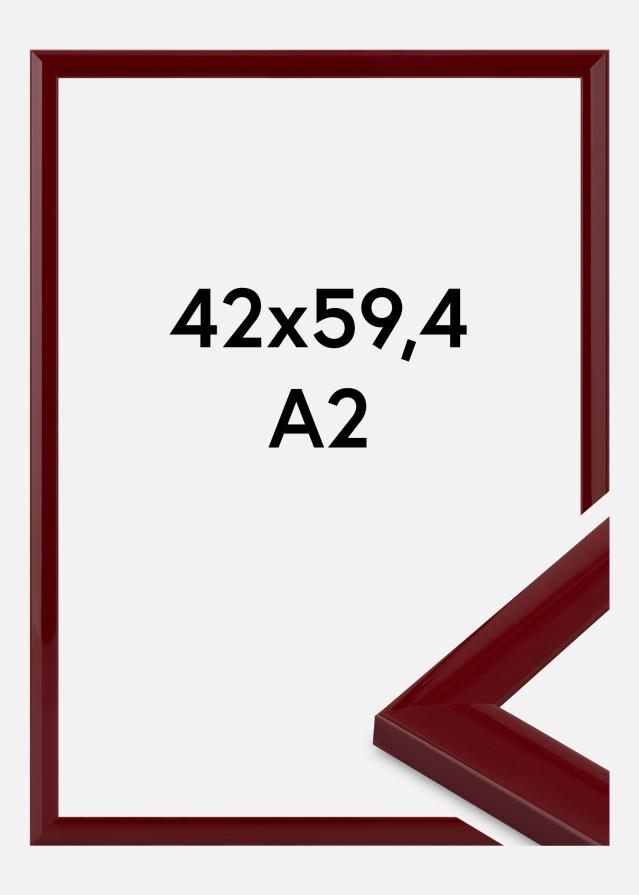 Moldura Dorset Vidro acrílico Vermelho escuro 42x59,4 cm (A2)