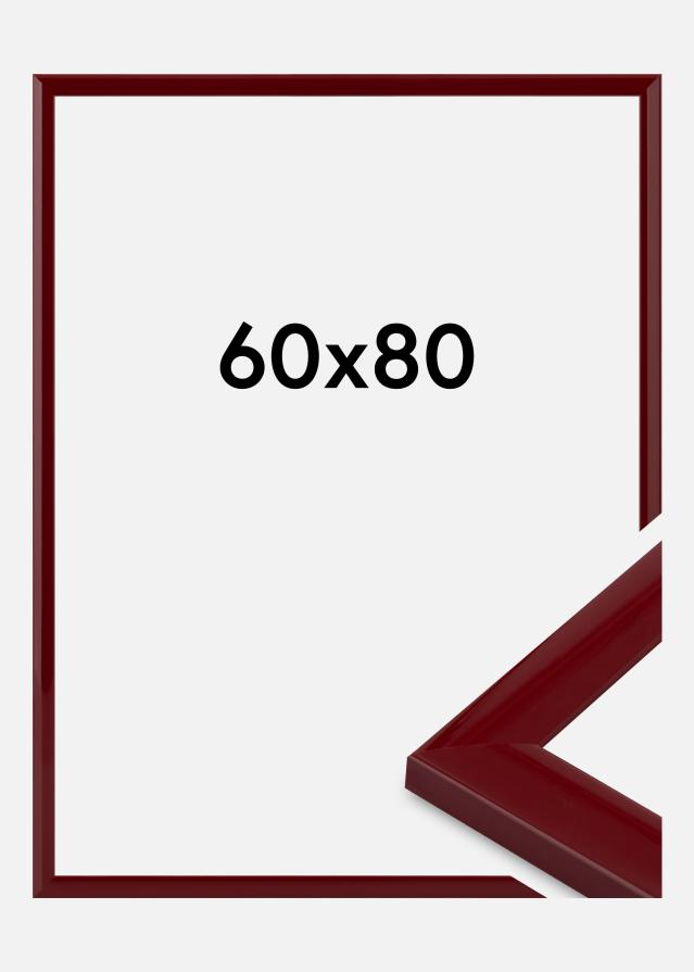 Moldura Dorset Vidro acrílico Vermelho escuro 60x80 cm