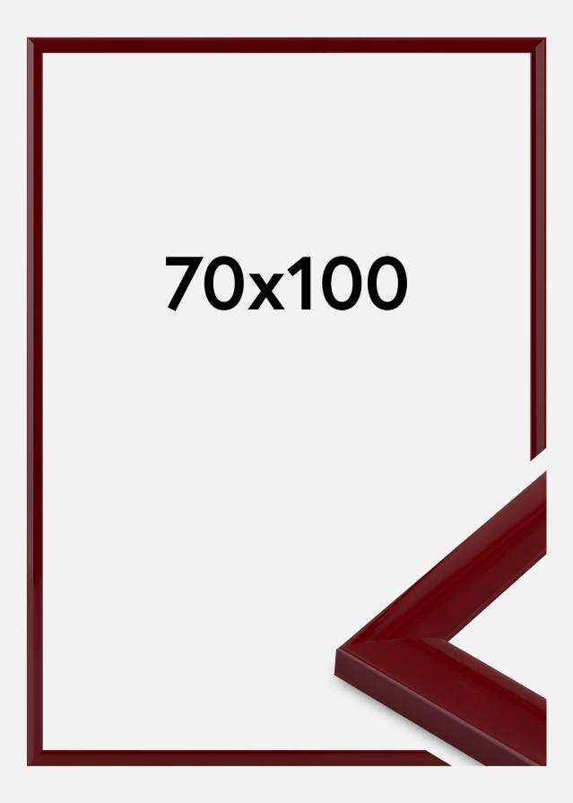 Moldura Dorset Vidro acrílico Vermelho escuro 70x100 cm