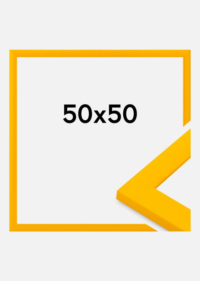 Moldura Dorset Vidro acrílico Ouro 50x50 cm