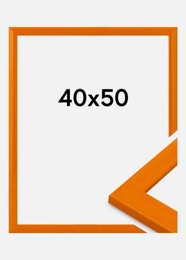 Moldura Dorset Vidro acrílico Laranja 40x50 cm