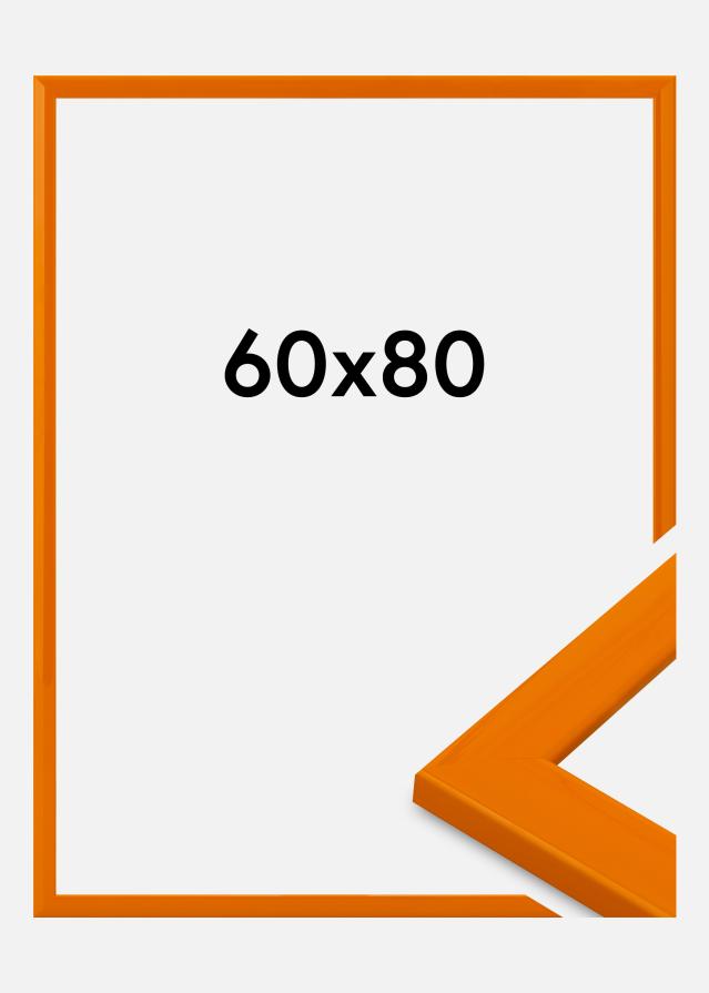 Moldura Dorset Vidro acrílico Laranja 60x80 cm