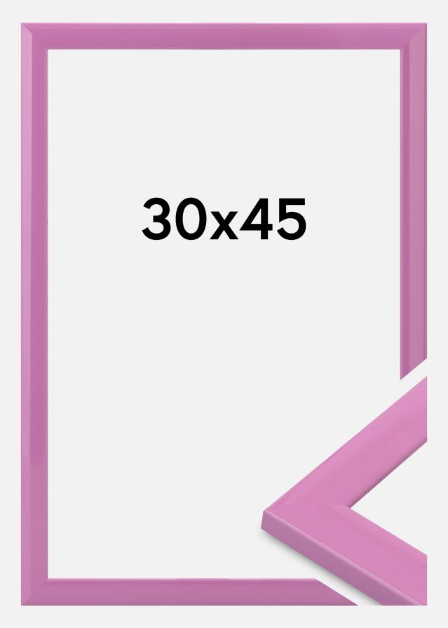 Moldura Dorset Vidro acrílico Rosa 30x45 cm