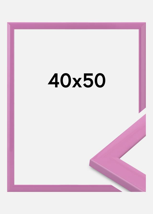 Moldura Dorset Vidro acrílico Rosa 40x50 cm