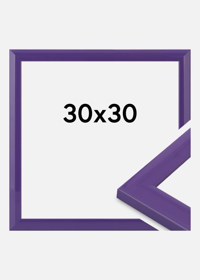 Moldura Dorset Vidro acrílico Lilás 30x30 cm