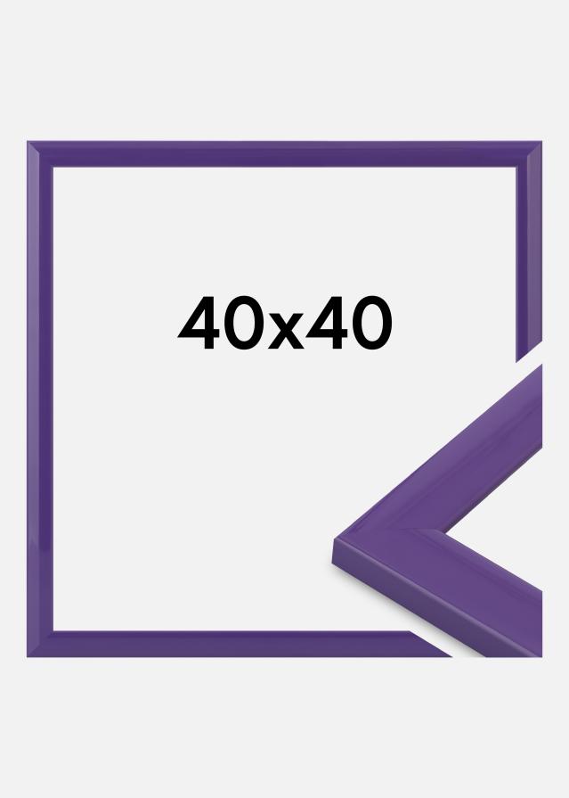 Moldura Dorset Vidro acrílico Lilás 40x40 cm