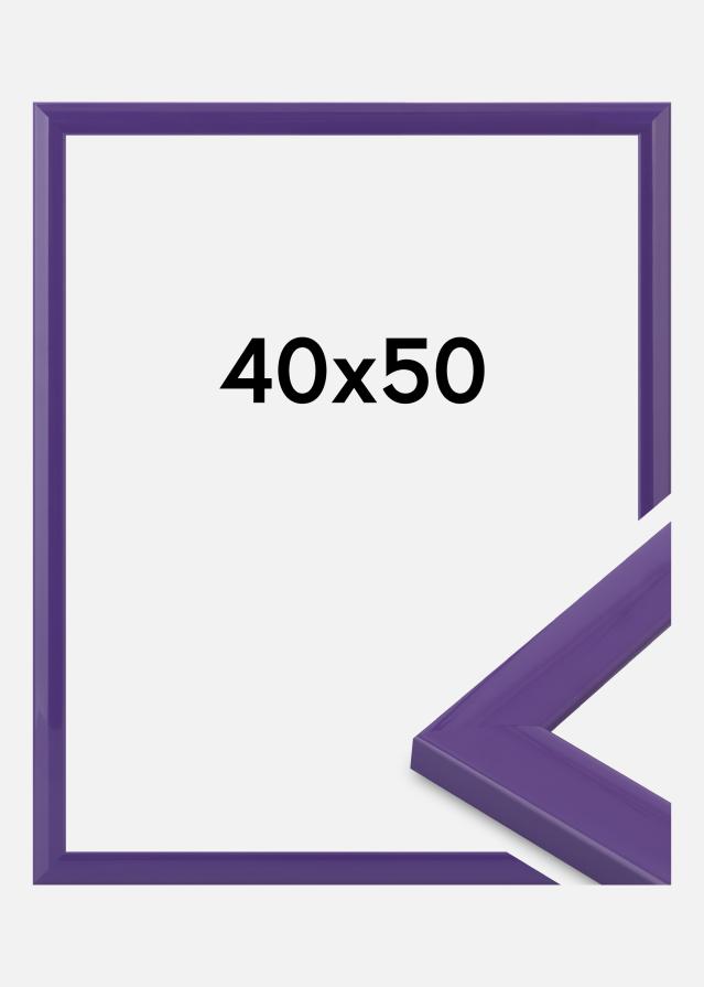 Moldura Dorset Vidro acrílico Lilás 40x50 cm