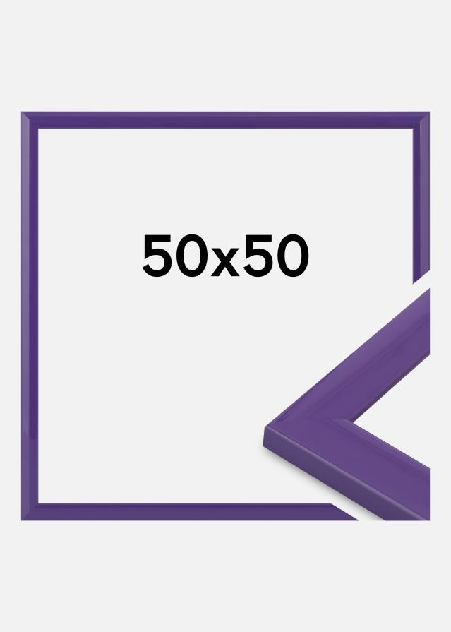 Moldura Dorset Vidro acrílico Lilás 50x50 cm