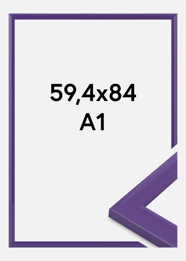 Moldura Dorset Vidro acrílico Lilás 59,4x84,1 cm (A1)